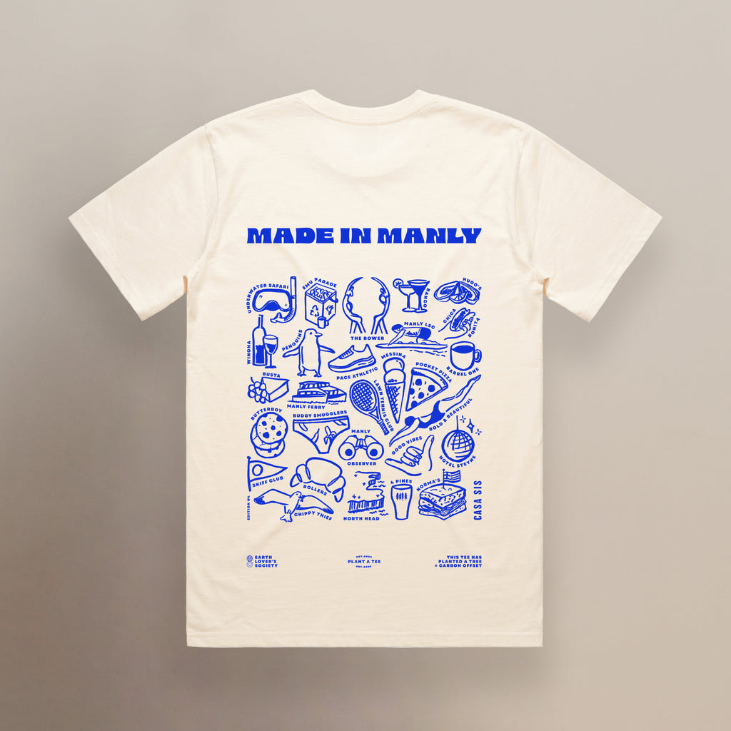 01 Manly Tee – Ecru