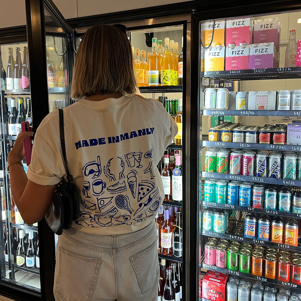 01 Manly Tee – Ecru